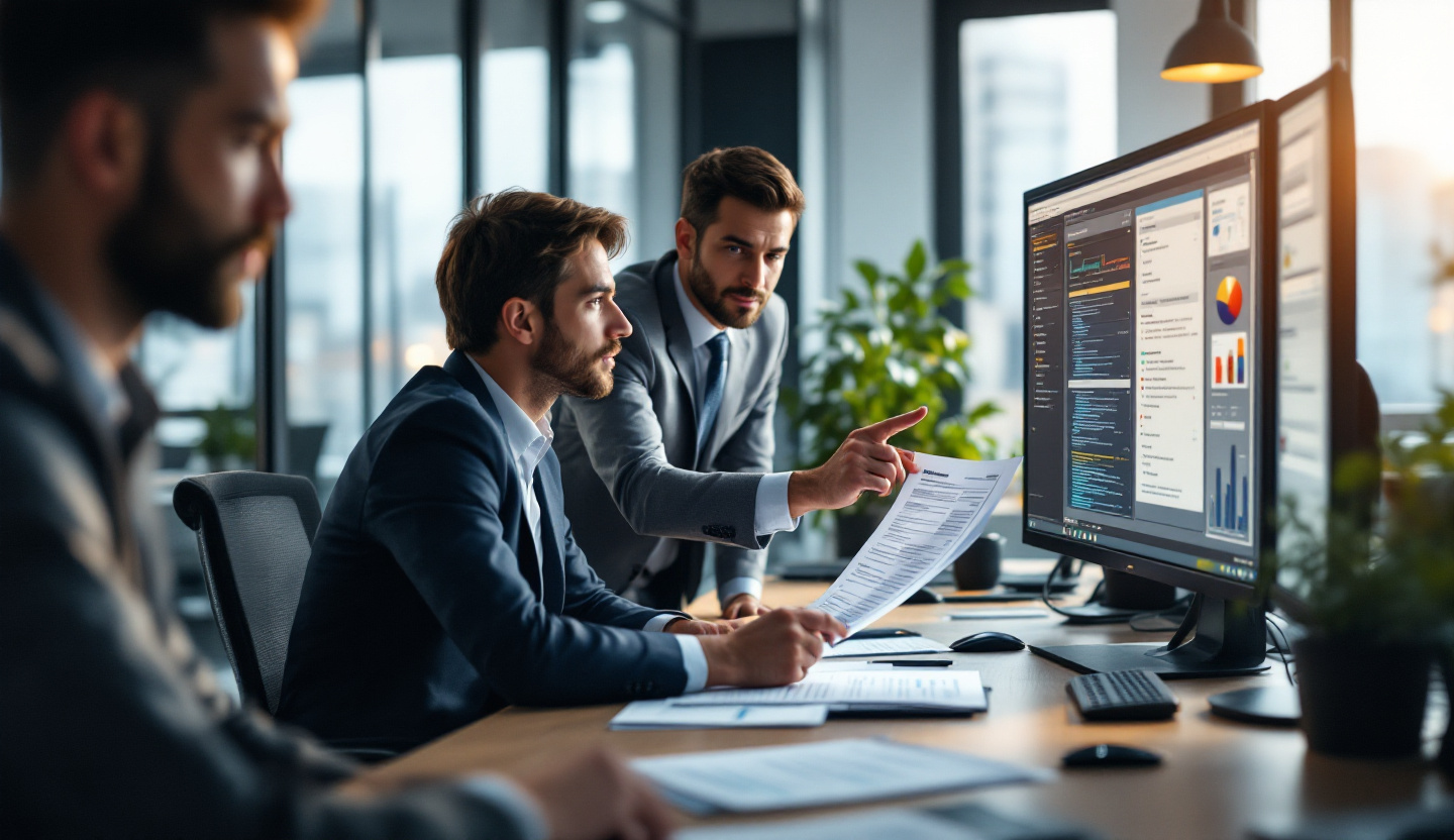 Enterprise team reviewing accountable AI agent audit trail